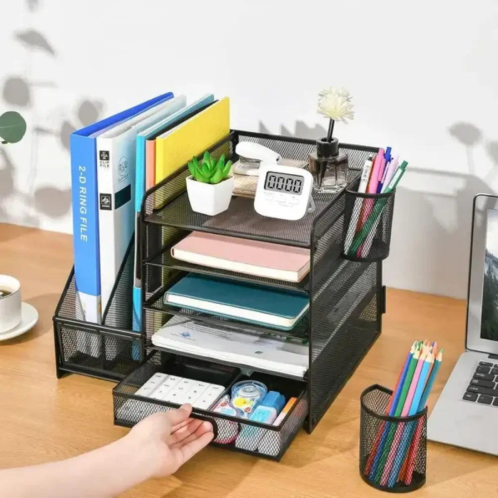 5-Tier Steel Desk Organizer