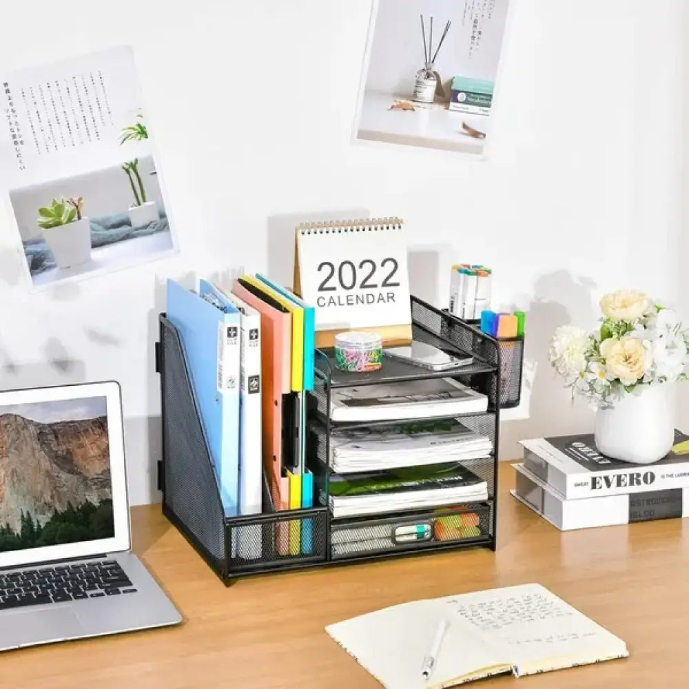 5-Tier Steel Desk Organizer