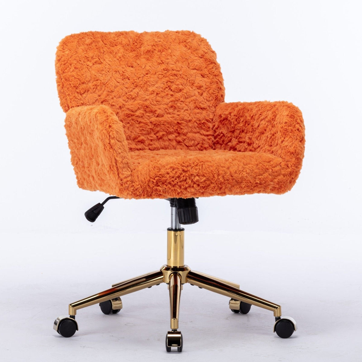 Faux Fur Swivel Vanity Chair