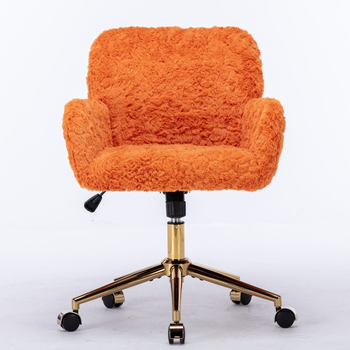 Faux Fur Swivel Vanity Chair