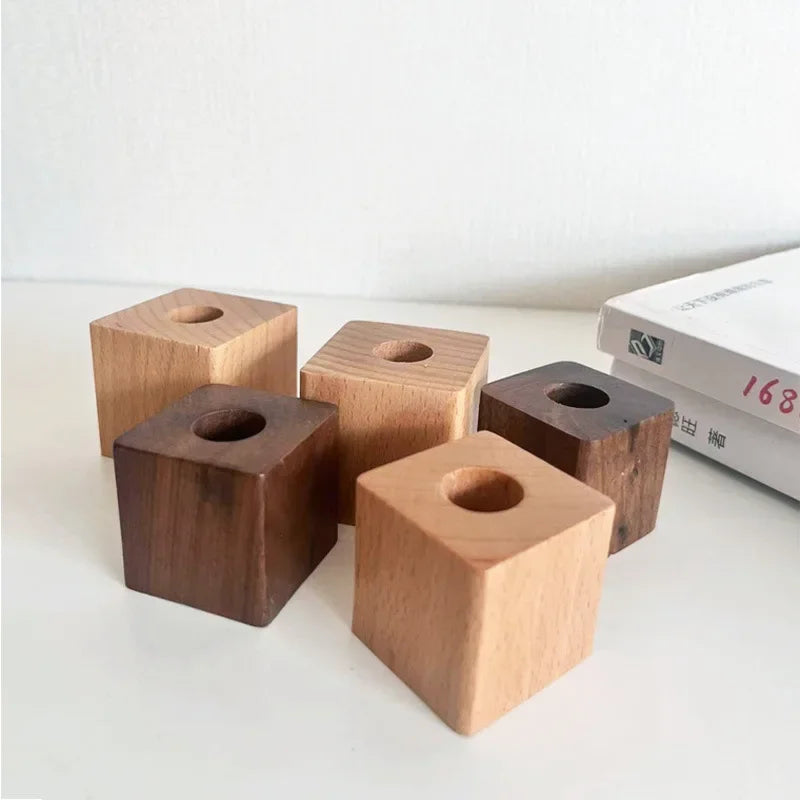 Wooden Pen Holder & Storage Box