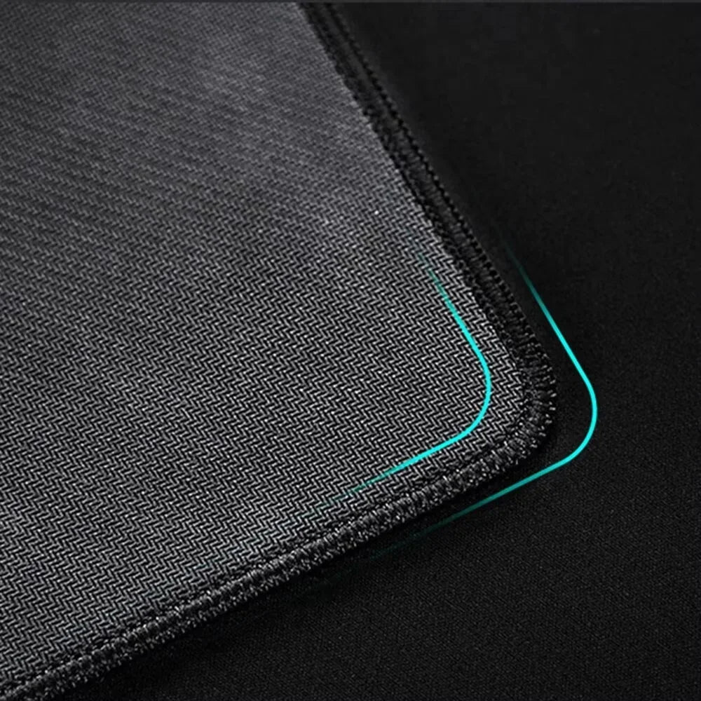 Gray Overlocked Desk Mat